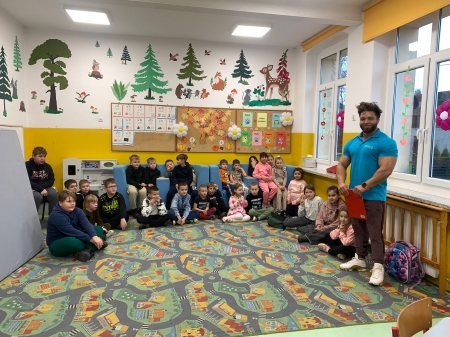 Spotkanie z Arkadiuszem Nowackim w naszej szkole! 